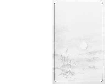 SE TA graue Landschaft - Karte: 185 mm x 230 mm, hochweiß, Motiv - Hülle: 120 mm x 191 mm, hochweiß, mit Seidenfutter