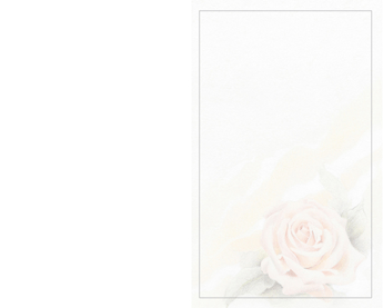 SE TA Rose (Pastellfarben) - Karte: 185 mm x 230 mm, edel-weiß, Motiv - Hülle: 120 mm x 191 mm, edel-weiß, mit Seidenfutter