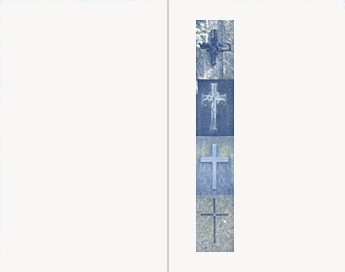 SE TZ 4 Kreuze - Karte: 110 mm x 140 mm, hochweiß, Motiv